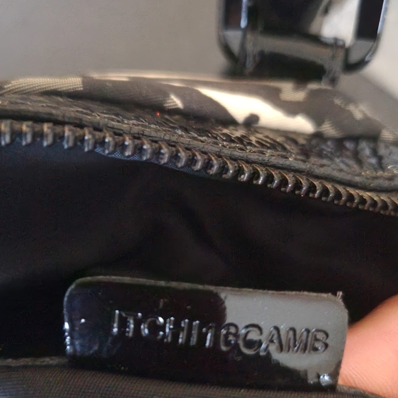 Burberry Foley White/Black/Gray Floral Beat Medium Check Satchel - Picture 10 of 16